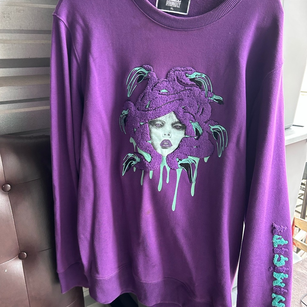 Denim city Medusa sweater